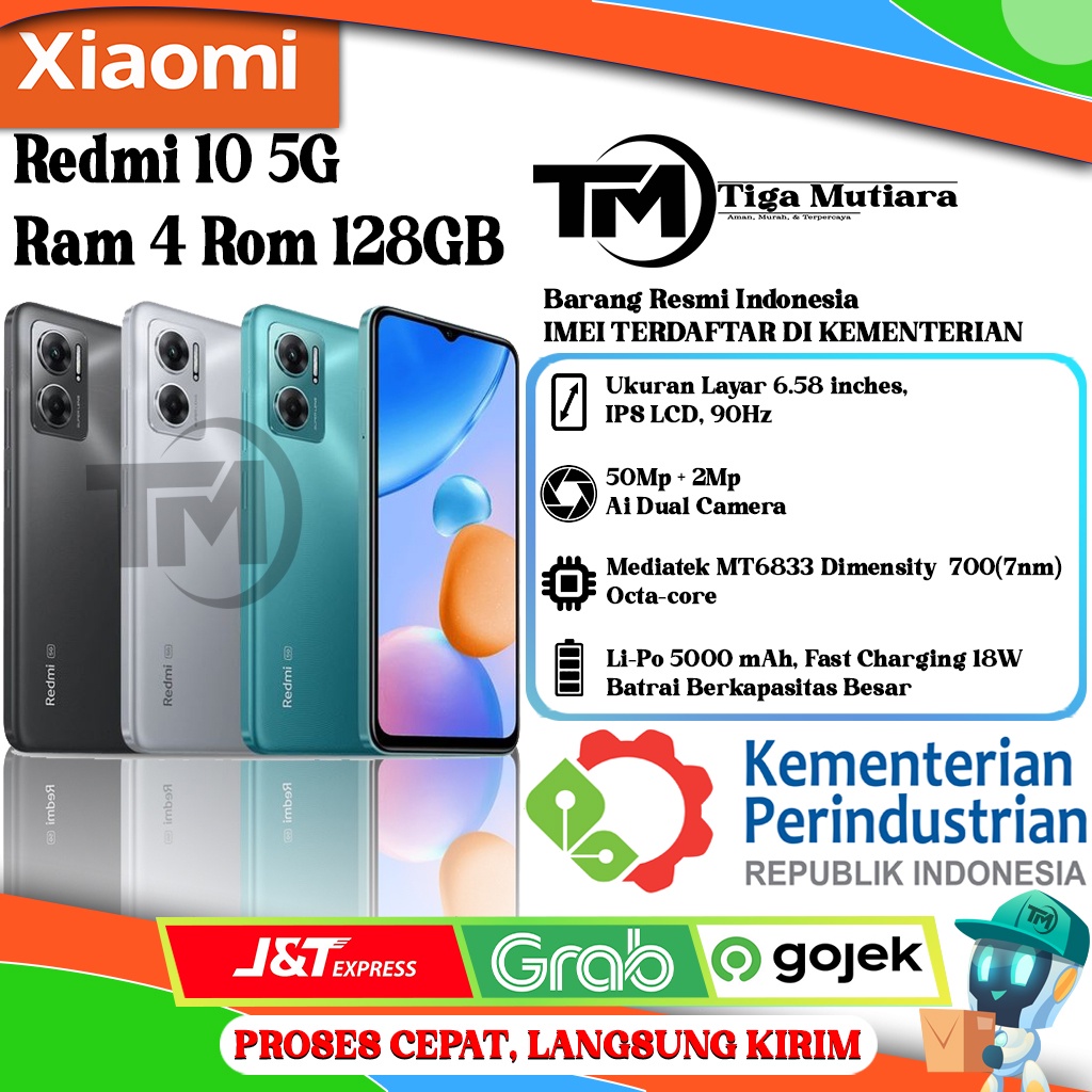 Xiaomi Redmi 10 5G Ram 4/128GB | Ram 6/128GB