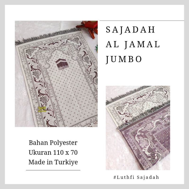 Sajadah Traveling Turki Tipis Jamal Ukuran Besar