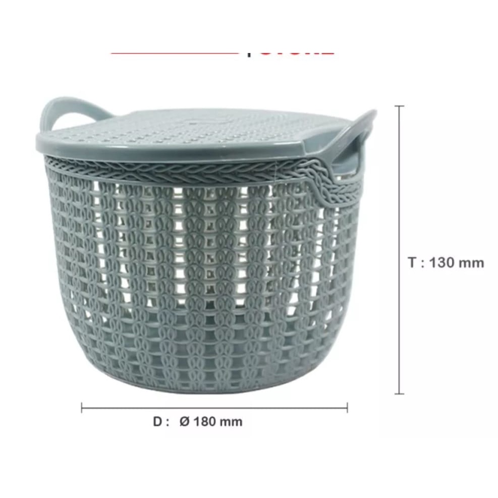 PROMO MURAH Keranjang Serbaguna Keranjang TOPAS TUTUP CLIO / KERANJANG BUAH