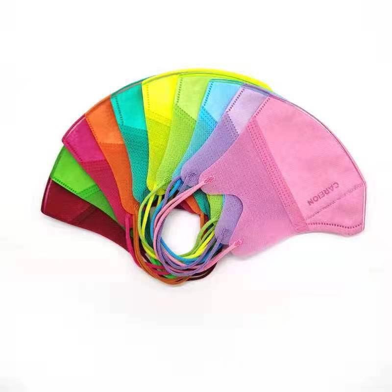 MASKER DUCKBILL RAINBOW PROMO FACEMASK MASKER DUCKBILL 3PLY PROMO WARNA MIX ISI 50PC