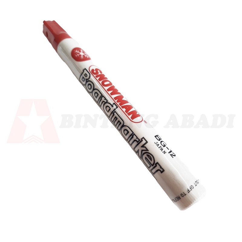 

SNOWMAN SPIDOL WHITEBOARD MARKER MERAH