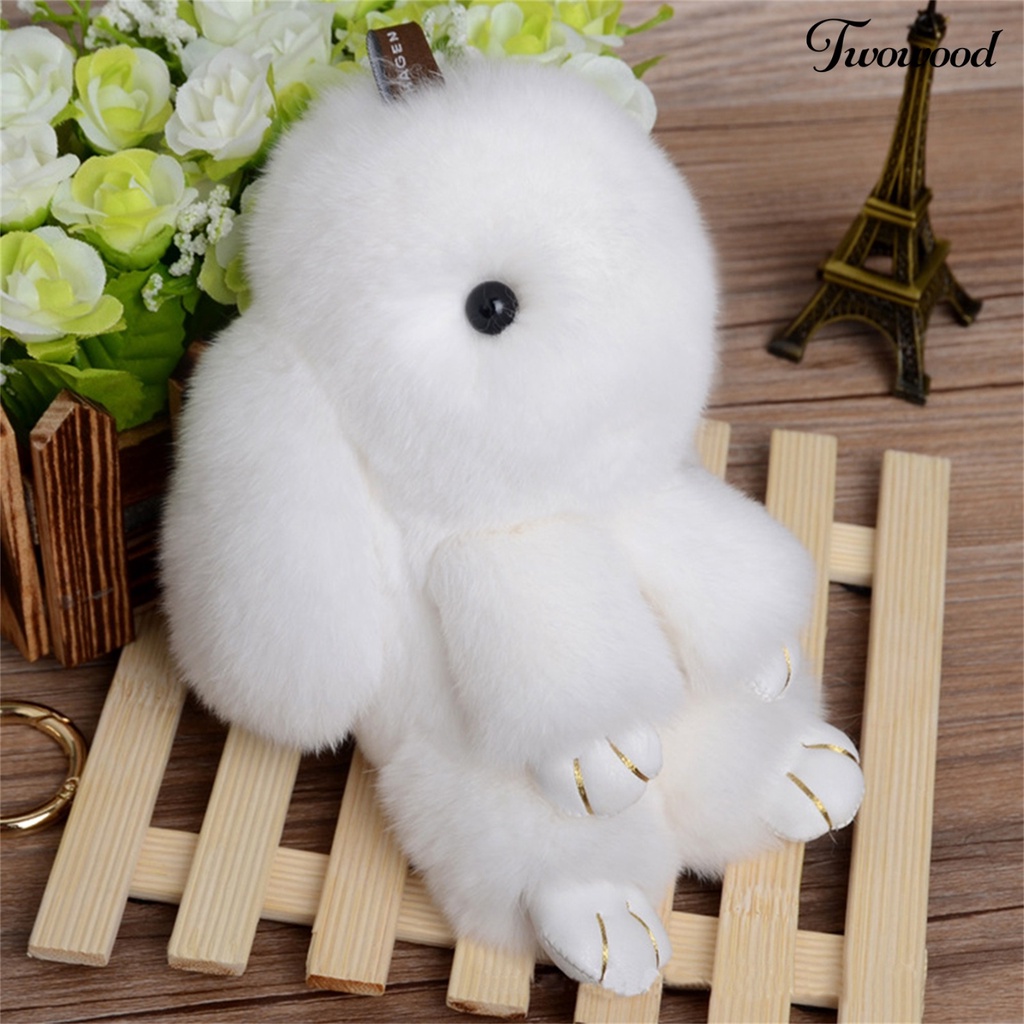 Twowood Key Pendant Soft Lovely Pattern Plush Cute Tempat Penyimpanan Kunci Untuk Hadiah