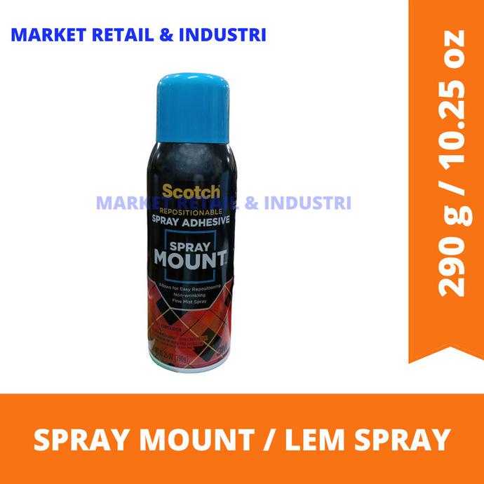 

3m spray mount adhesive lem spray scotch 6065 original