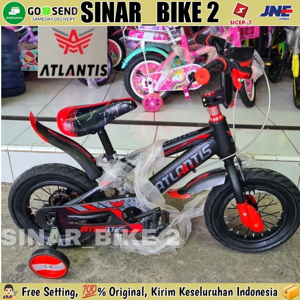 Sepeda Anak Laki BMX ATLANTIS SPARTA Ban Jumbo 12 16 &amp; 18 Inch