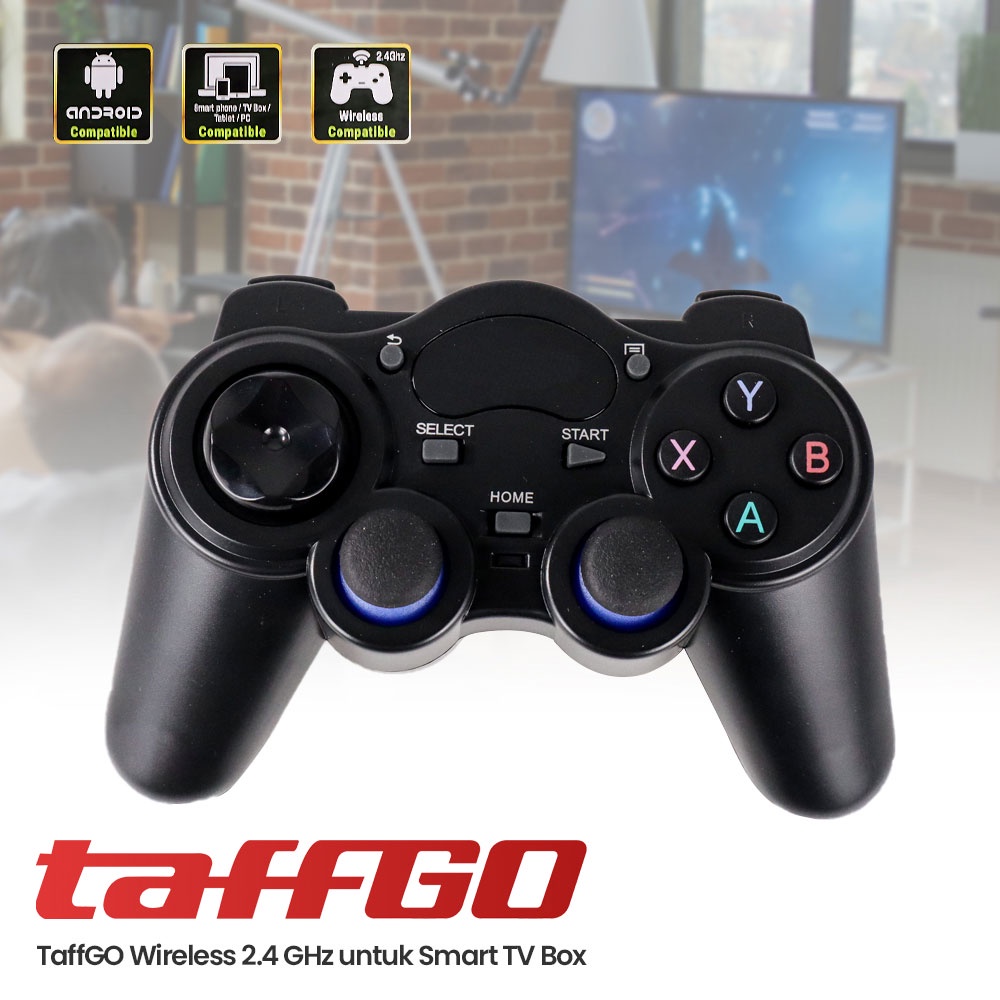 TaffGO Gamepad Wireless 2.4 GHz untuk Smart TV Box - TGZ-850M