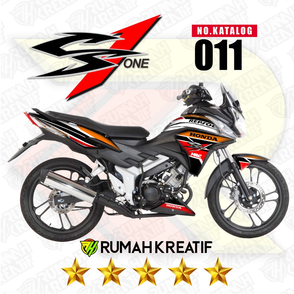 HONDA CS1 STRIPING STICKER DECALS CS ONE CS-1 VARIASI