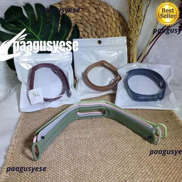 ⚡Pacial akhir tahun 1.1 GELANG STRAP MI BAND 3 4 5 6 ORIGINAL XIAOMI GELANG SILIKON KARET strap jam