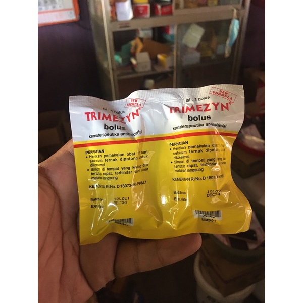 trimezyn bolus obat diare sapi dan kambing
