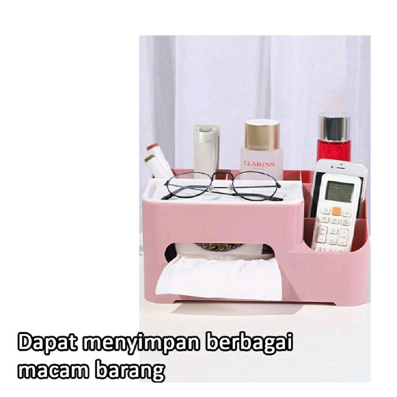 Tempat tissue dan peralatan kosmetik hp remote dll