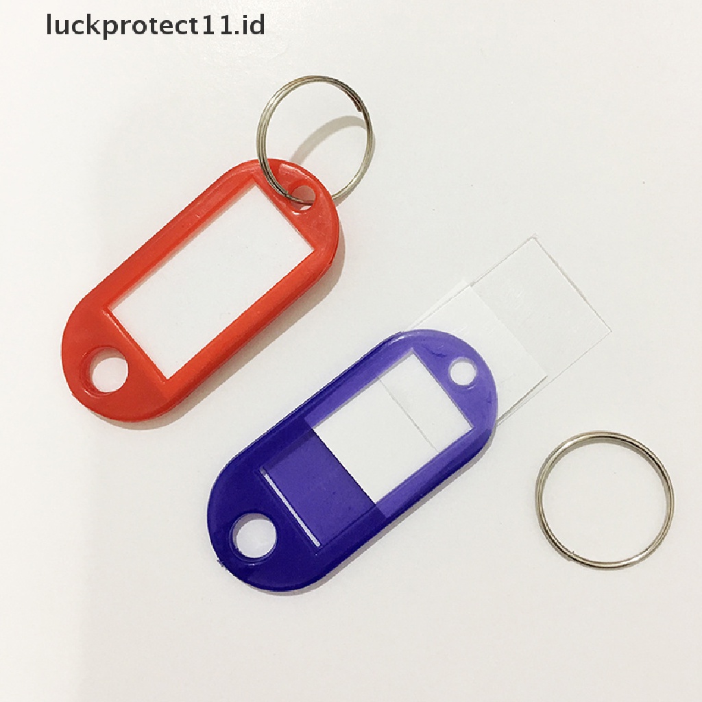 /Fashion Hot// Fashion// 30pcs Multicolor Gantungan Kunci Key ID Label Tag Kartu Klasifikasi Nomor Hotel.