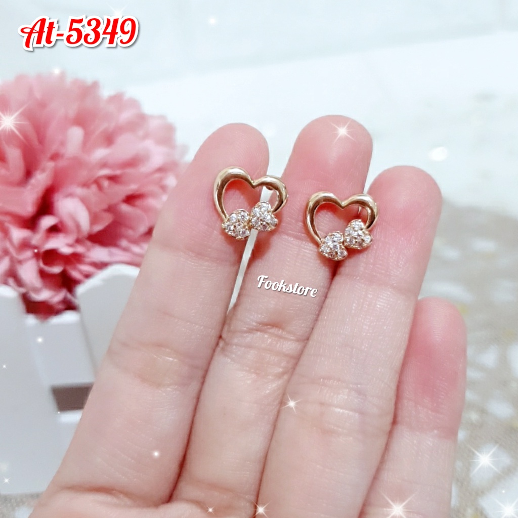 Anting Tusuk Stud Wanita Perhiasan fashion Korea Anti Alergi/COD