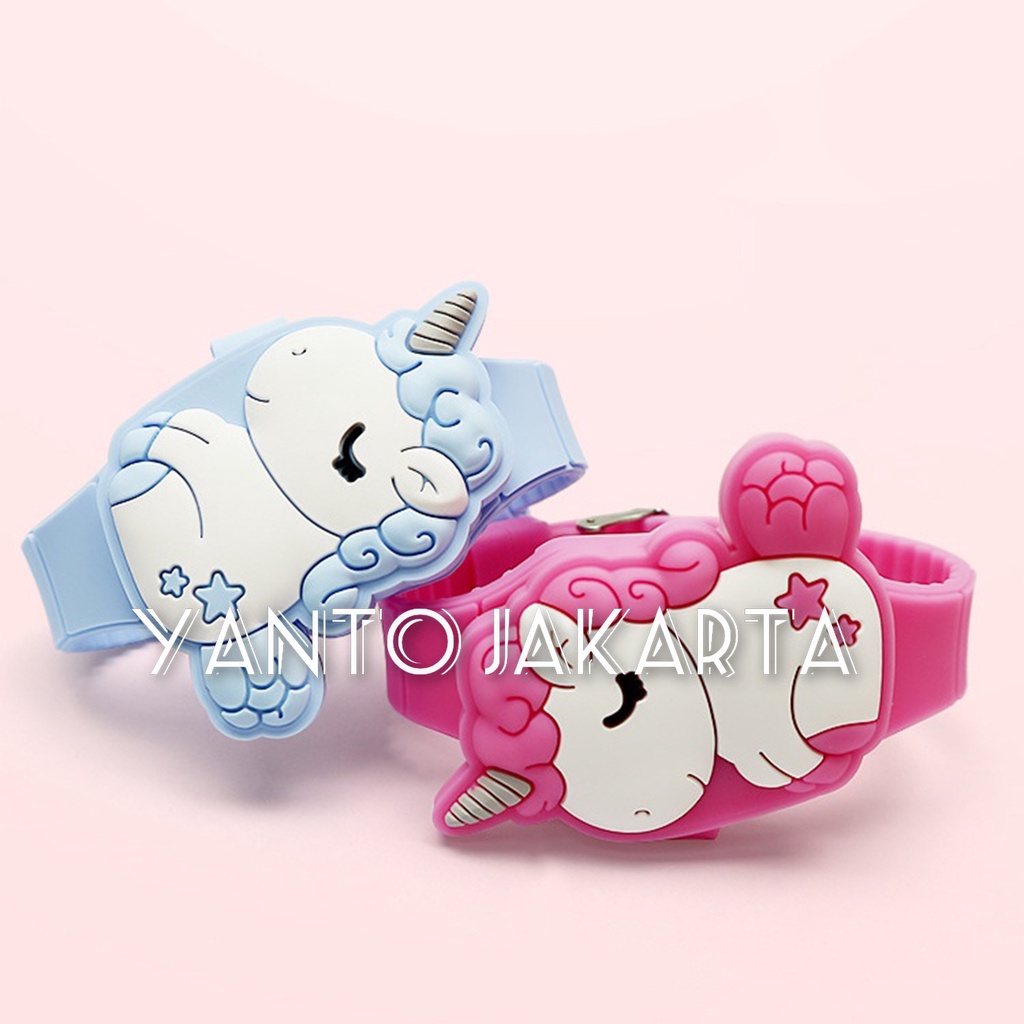 JAM TANGAN LED ANAK PEREMPUAN UNICORN