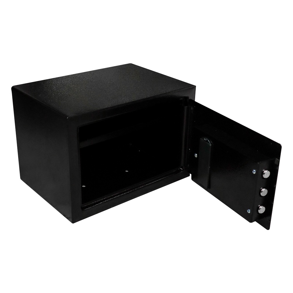 TaffGUARD Kotak Brankas Hotel Mini Electric Password Safe Deposit Box Size Besar - EB20 - Black - 7RTH06BK