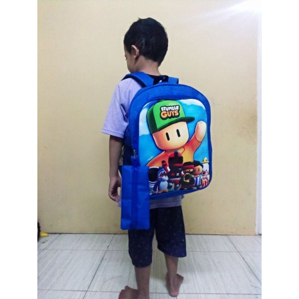 ars:tas ransel anak laki laki gambar stumble guys skekolah sd paud