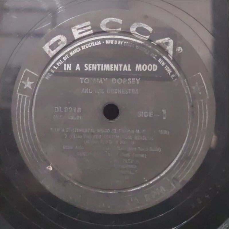 Vinyl Piringan Hitam 12 inch In A Sentimental Mood-Tommy Dorsey