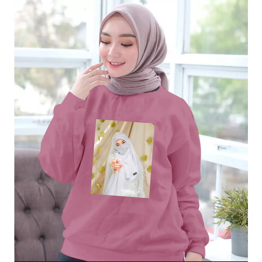 (BISA COD) ~ BAJU HIJAB NATALIA LENGAN PANJANG WANITA TERBARU-KAOS DISTRO KEREN LENGAN PANJANG CEWEK MASA KINI DAN TERLARIS