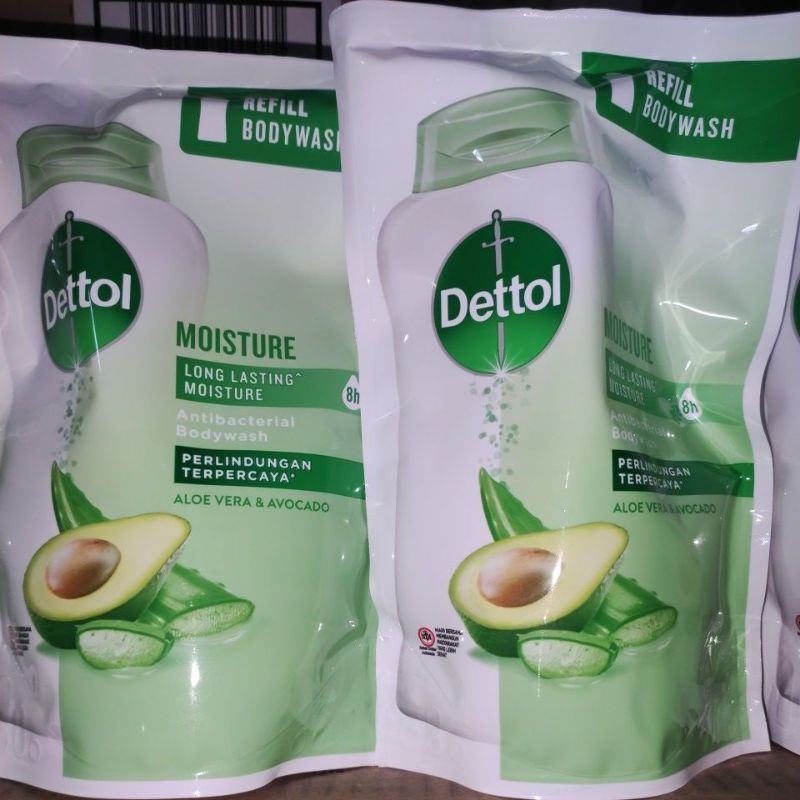 dettol body whose moisture aloevera &amp; avokado 410ml