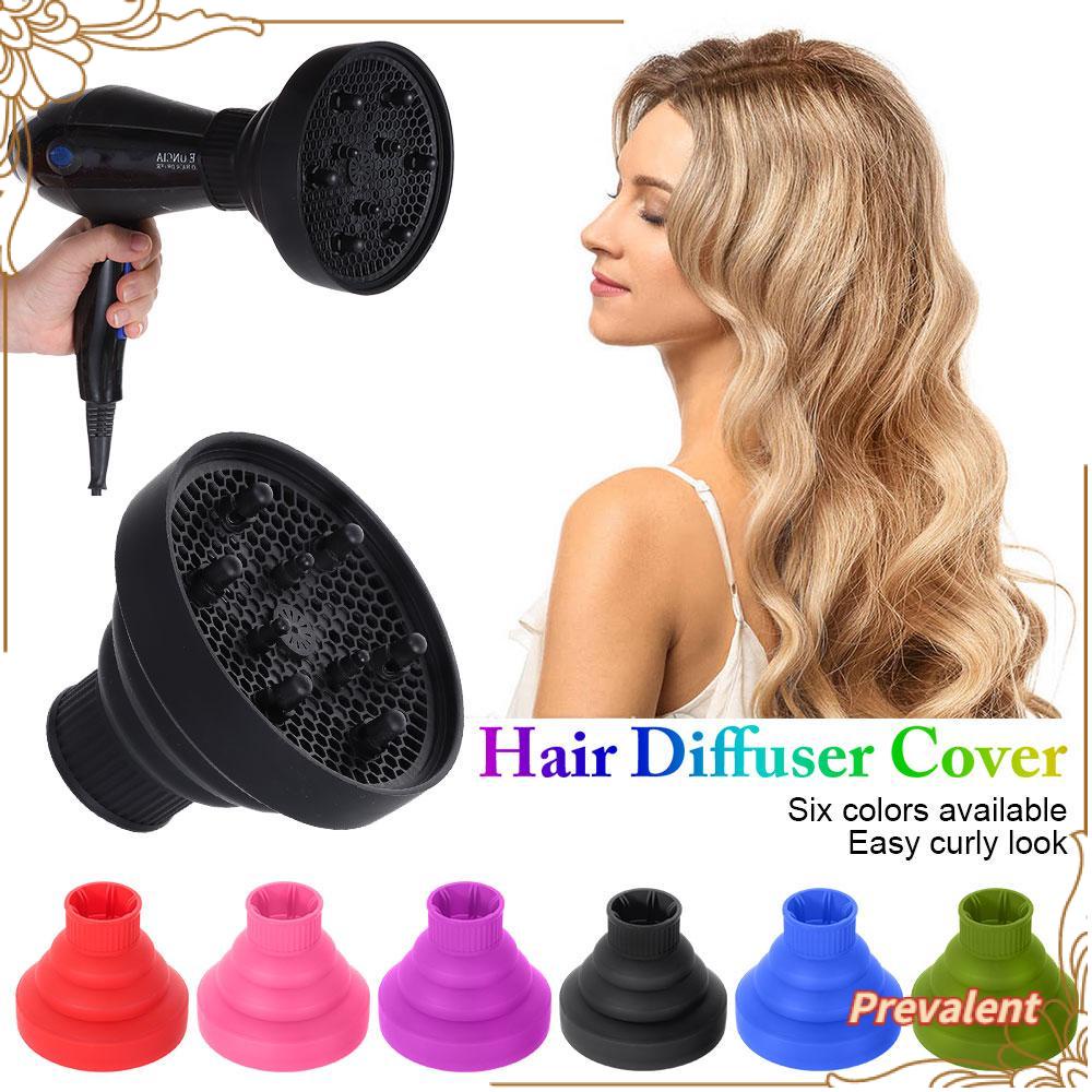 Preva Penutup Diffuser Rambut Penutup Tahan Suhu Tinggi Collapsible Styling Tool Salon