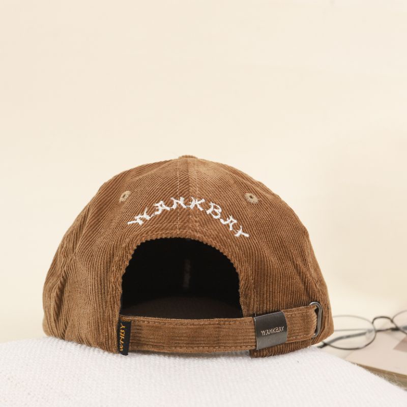 Topi Corduroy Visors Pendek - Short Caps Distro Wankbay Original