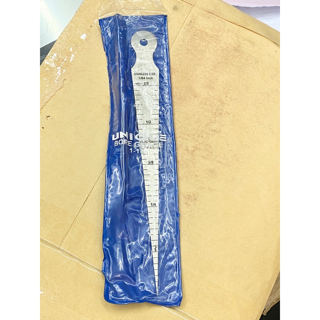 Jual bore taper gauge bor tapper gage 16mm mistar penggaris lancip