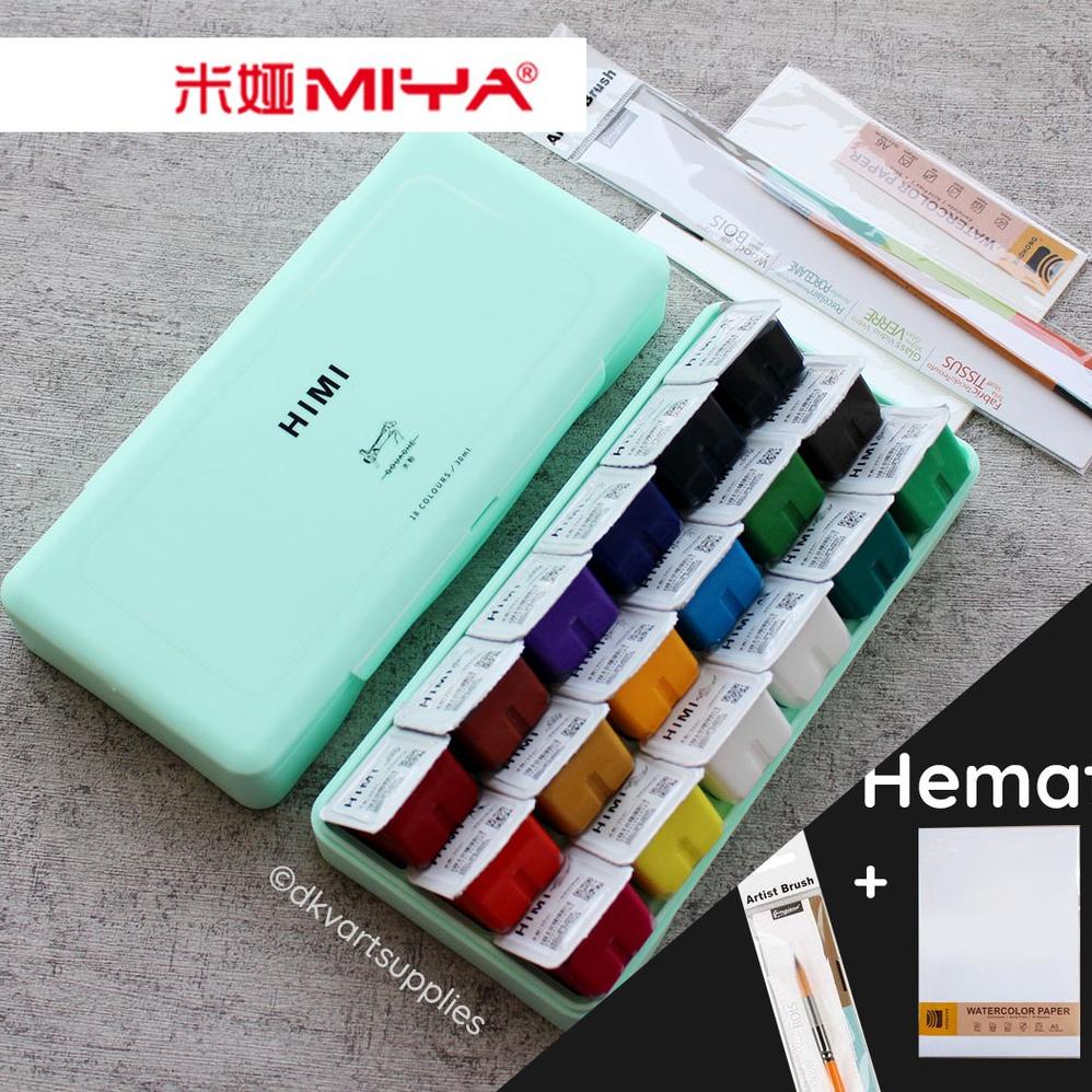 

MIYA HIMI GOUACHE 18 WARNA COLORS 30ML TERLARISS...,,,,,