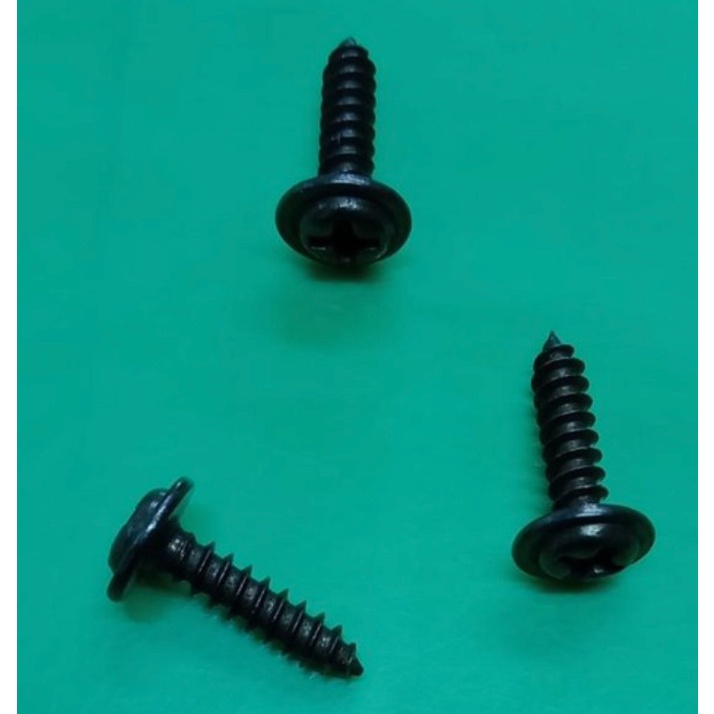 Sekrup Baut Transistor Final Toshiba Hitam Putih Antik Kuning Cincin 100PCS