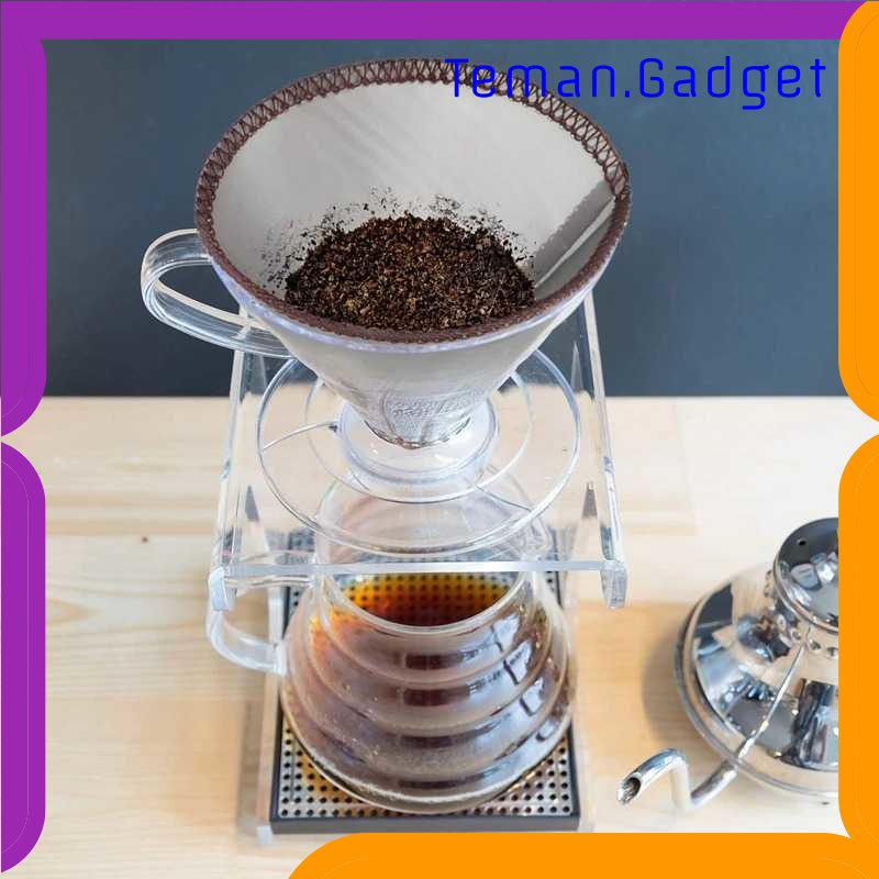 TG - DPR FGHGF Filter Penyaring Kopi V60 Cone Coffee Dripper Reusable - FGX60