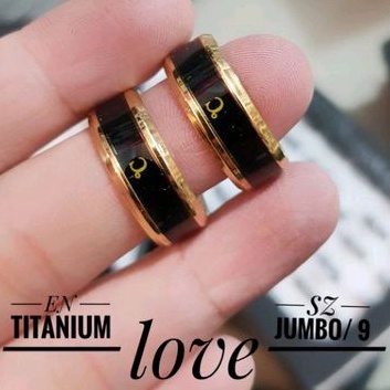 Cincin Titanium Size Besar Jumbo Satuan 1227a