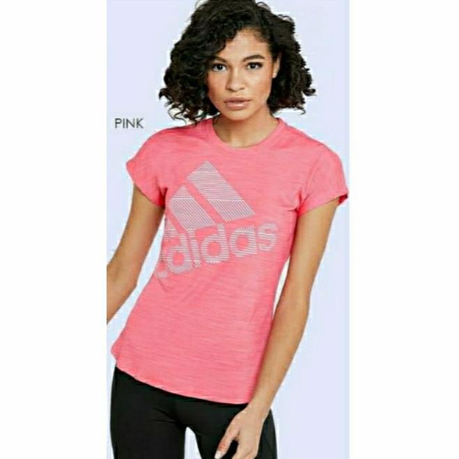 kaos dry fit wanita olahraga original adidas
