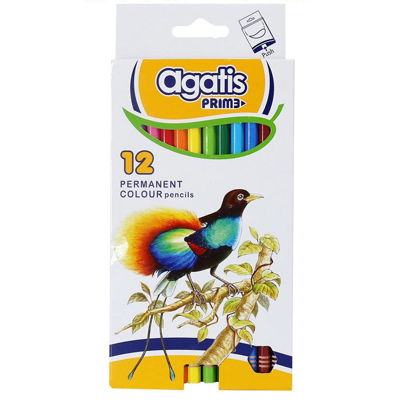 

Pensil Warna AGATIS PRIME 12 Warna Panjang PH-C-1201 12 Premium Color Pencils