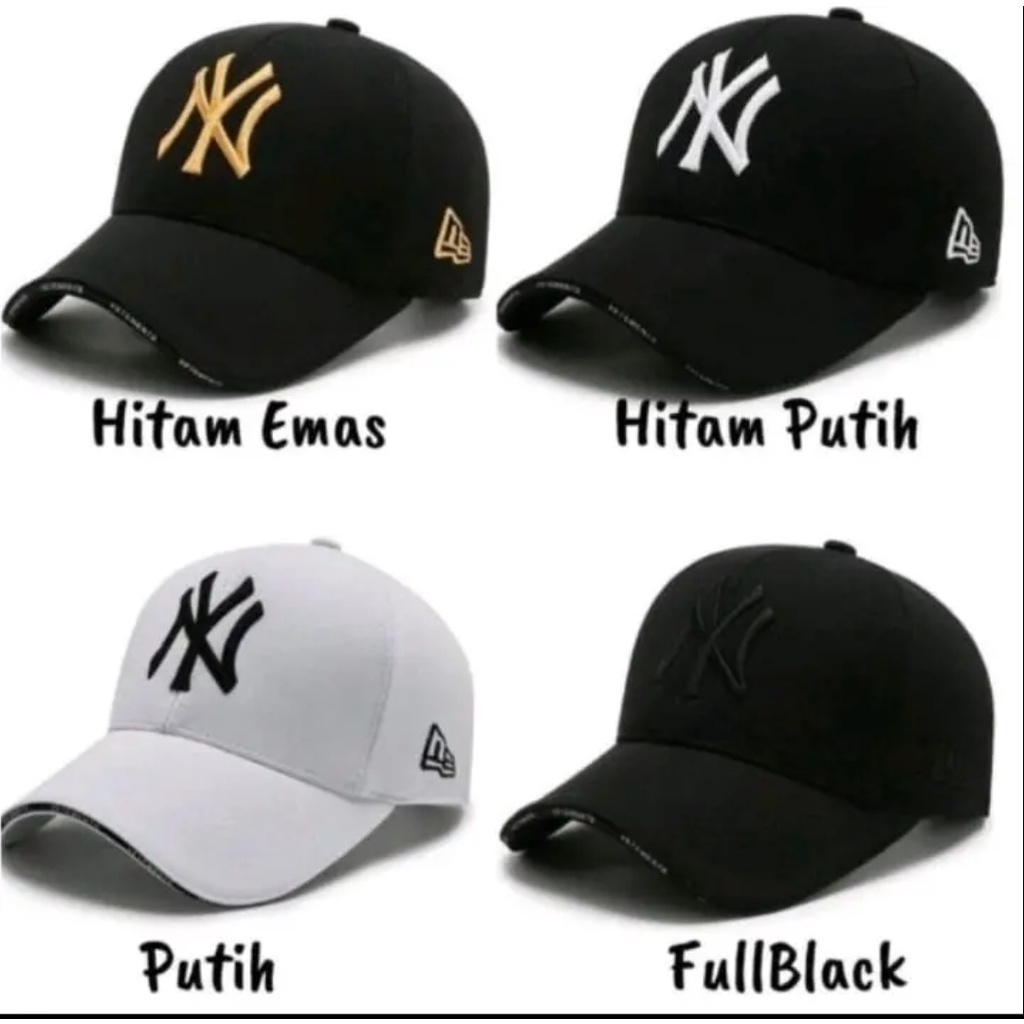 Topi Basebal Import Casual Cap Ny New York Pria Wanita Dewasa Terbaru