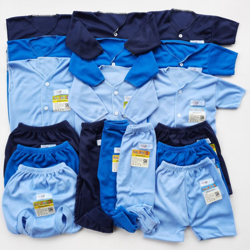 Paket Hemat Perlengkapan Bayi 18 Pcs Baju Celana Bayi Baru Lahir Komplit Lahiran Baby Newborn Murah