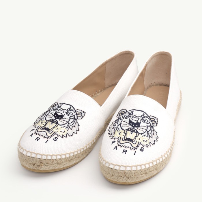 SEPATU K E N Z O ESPADRILLES WHITE WOMAN SHOES