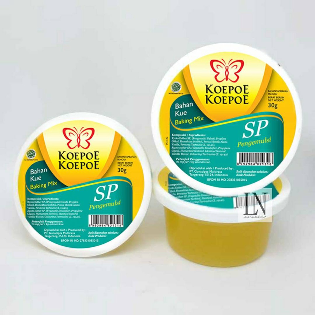 

SP Koepoe Koepoe 30gr | Pengembang, Pengemulsi Kue Kupu Kupu