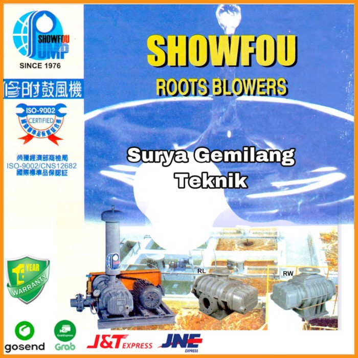 Root Blower Showfou Rl-65 5,5Hp Main Body