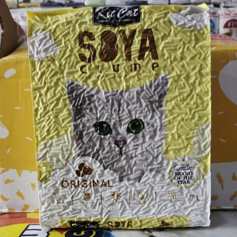 pasir kit cat Soya 7L cat litter original