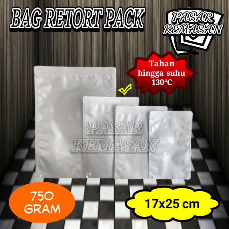 BAG RETORT PACK 750 GRAM KEMASAN FOIL TAHAN PANAS-PRESTO KPACK