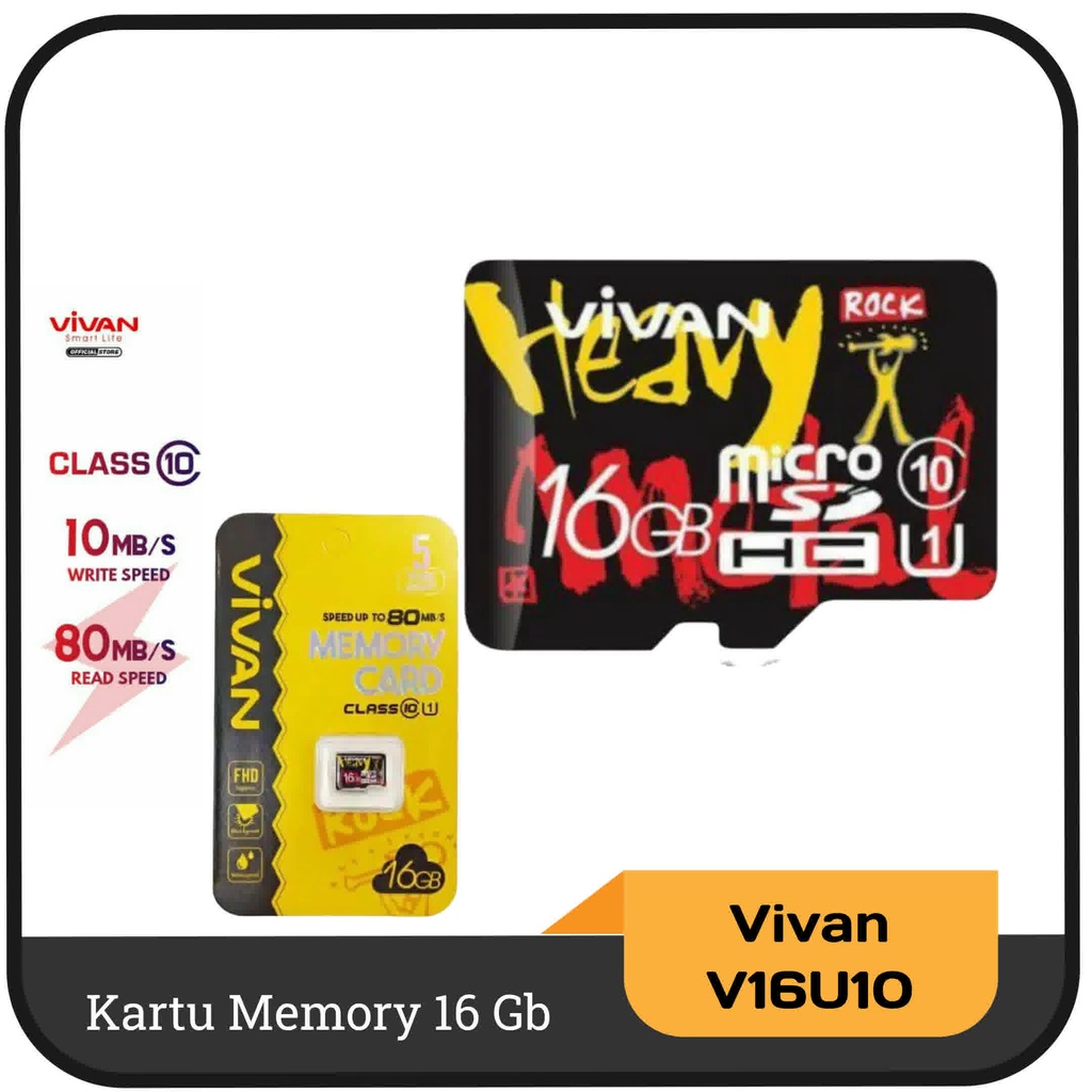 Kartu Memory Vivan  Garansi 5 Thn Speed 100Mbs