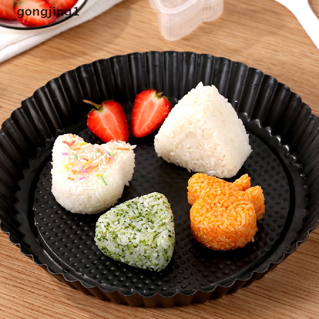 Ggg Sushi Maker Cetakan Rice Ball Food Press Dapur Gadget Sandwich Nori Onigiri Mold ID