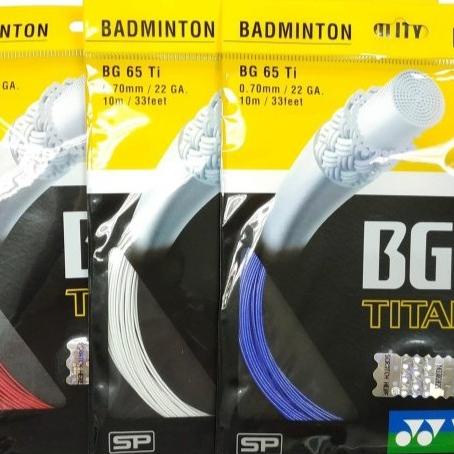 raket senar yonex ORIGINAL SP BG 65 TITANIUM