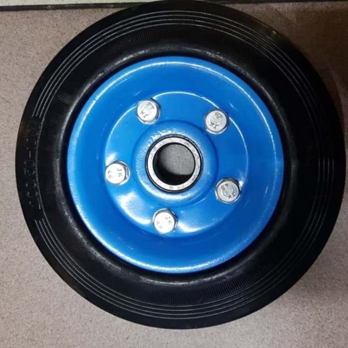 Roda Roda Trolly Ban Karet 8 Inch