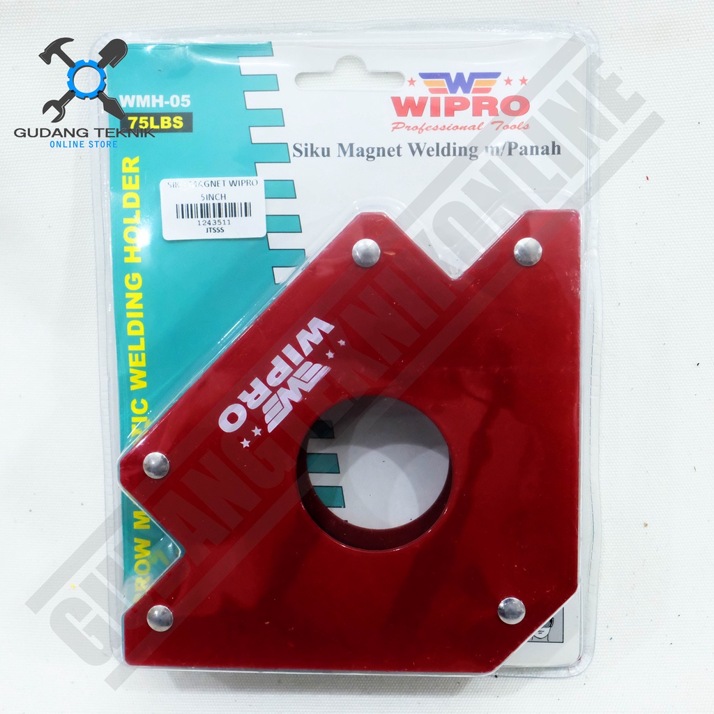 Siku Magnet Las 5&quot; WMH05 WIPRO / Magnetic Welding Holder 5 Inch WMH 05 - Siku Magnet Serbaguna WMH-05 WIPRO