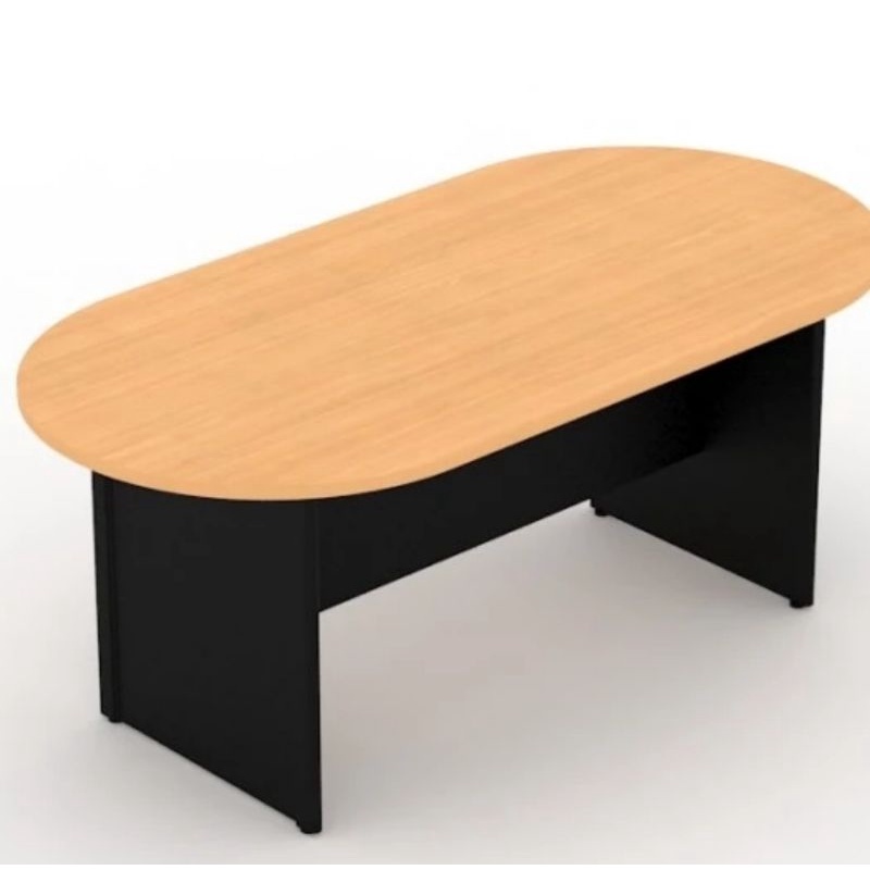 MEJA MEETING Uk 240 MURAH, MEJA KANTOR RAPAT, MEJA OUVAL