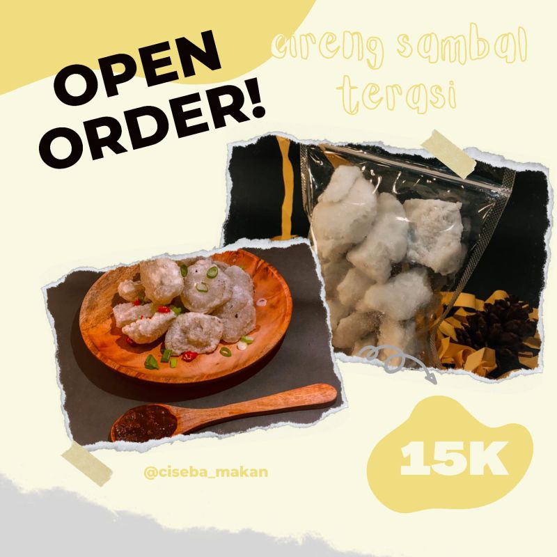 

CISEBA (Cireng Sambal Terasi) Frozen Food