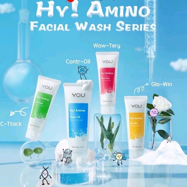 You | Y.O.U Face Wash Series Hy Amino 100g