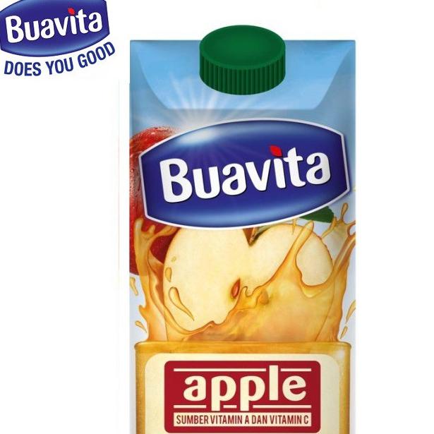 

☪ Buavita Jus Buah Asli Apel 1000 Ml - Mengandung Vitamin A, Jus Apel, Apple Juice ㅪ