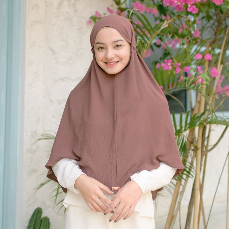Bergo maryam Crinkle airflow Size (L) Jilbab instan Bergo crinkle Jilbab bergo maryam bergo instan t