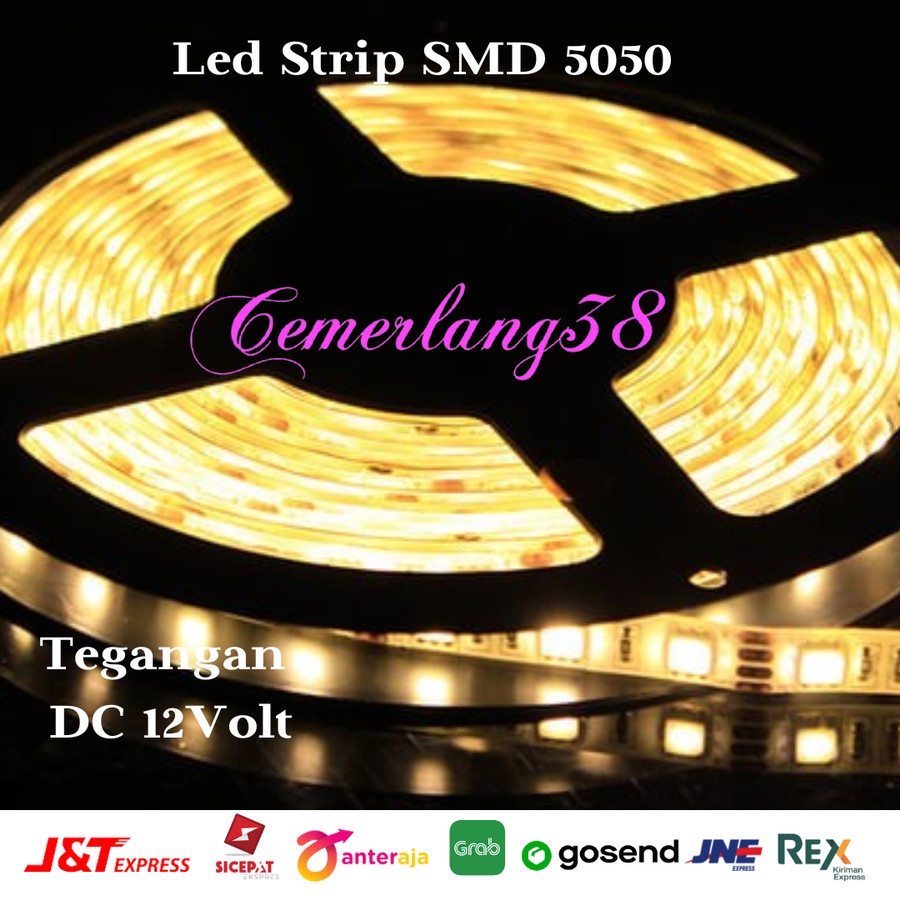 LED Strip SMD 5050 warm white DC 12V IP33 INDOOR N Gel