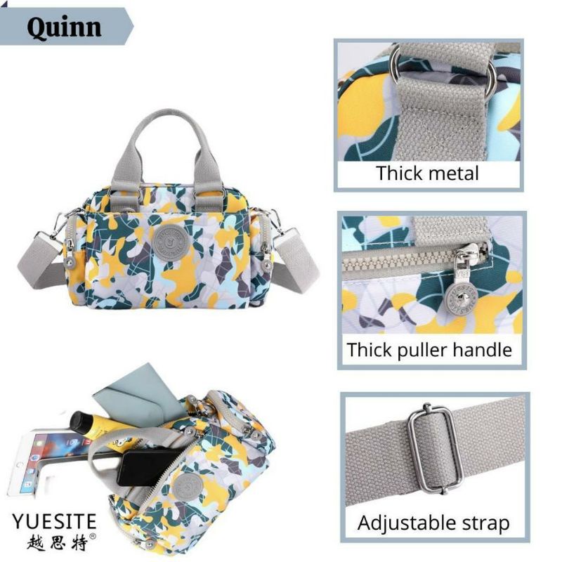 TAS WANITA TENTENG SELEMPANG FASHION IMPORT MOTIF UNIK YUESITE QUINN