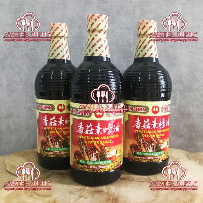 

Widyatmogrosir - Saus Tiram Vegetarian Wan Ja Shan 1L/Vegetarian Mushroom Oyster Sauce